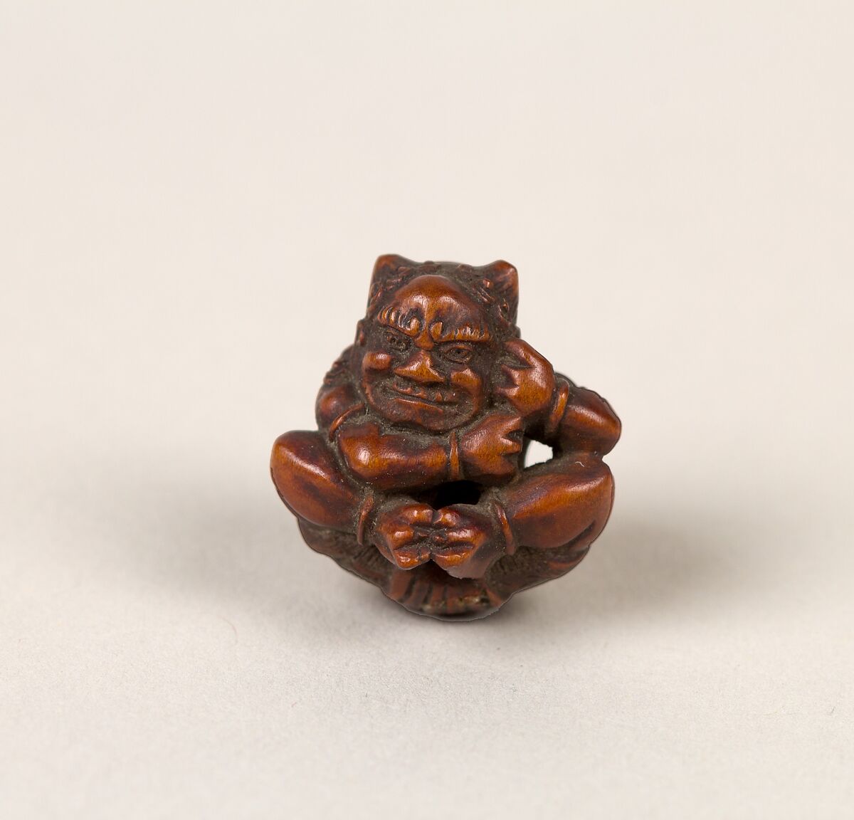 Netsuke of Demon, Wood, Japan 