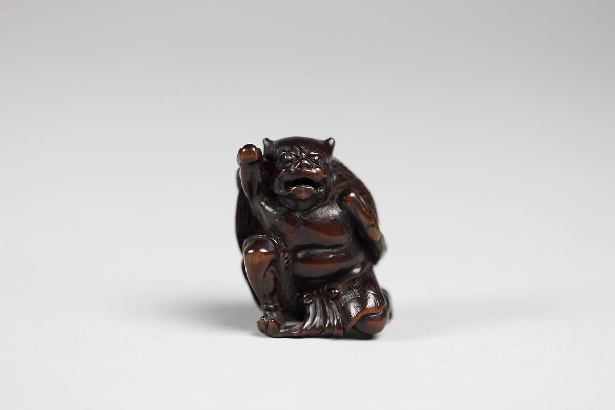 Netsuke of Demon, Wood, Japan
