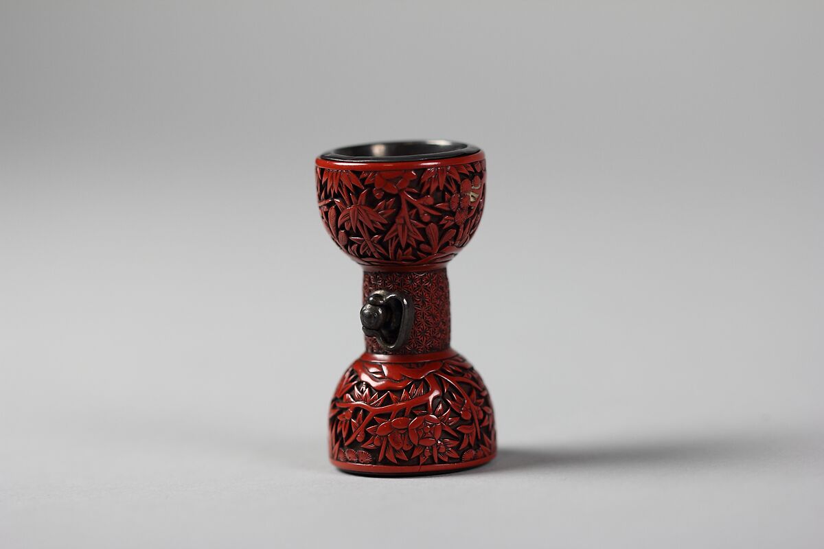 Netsuke, Red lacquer, Japan