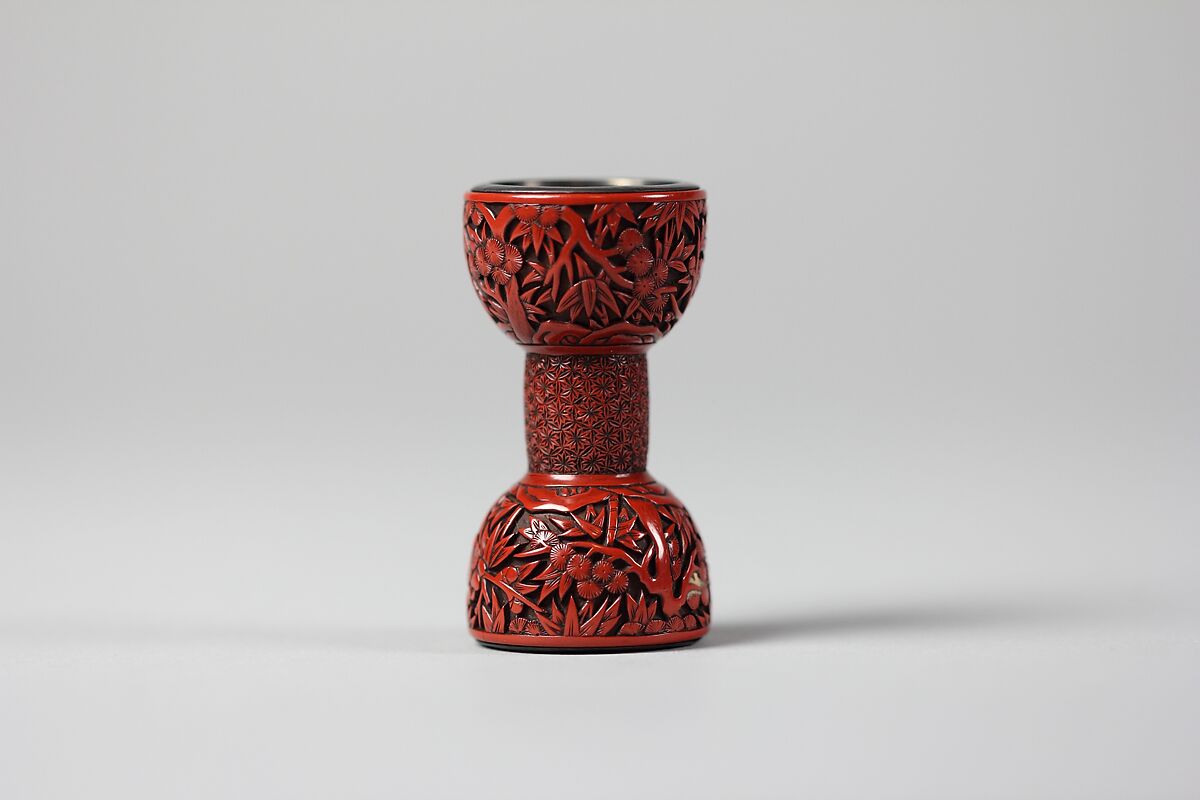 Netsuke, Red lacquer, Japan 