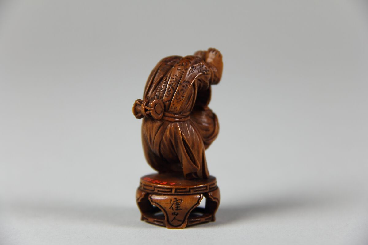 Netsuke of Acrobat, Wood, Japan