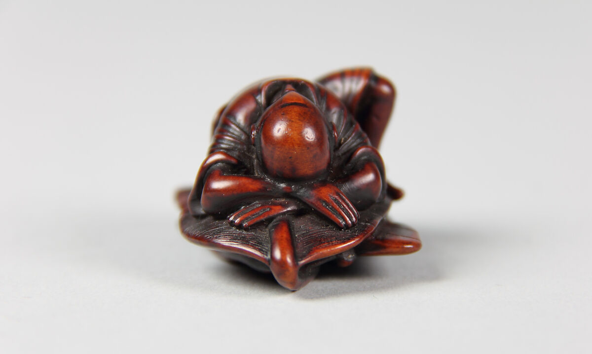 Sleeping Farmer, Wood, Japan