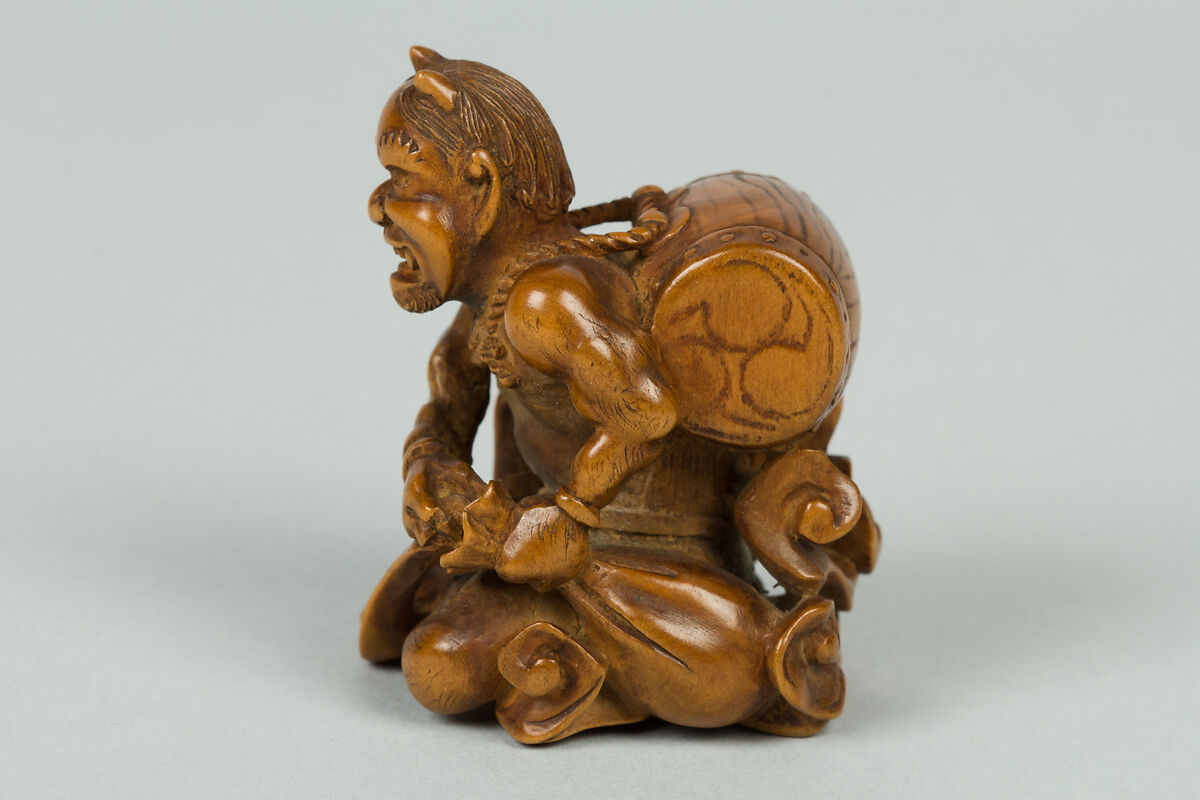 Netsuke of Demon, Wood, Japan