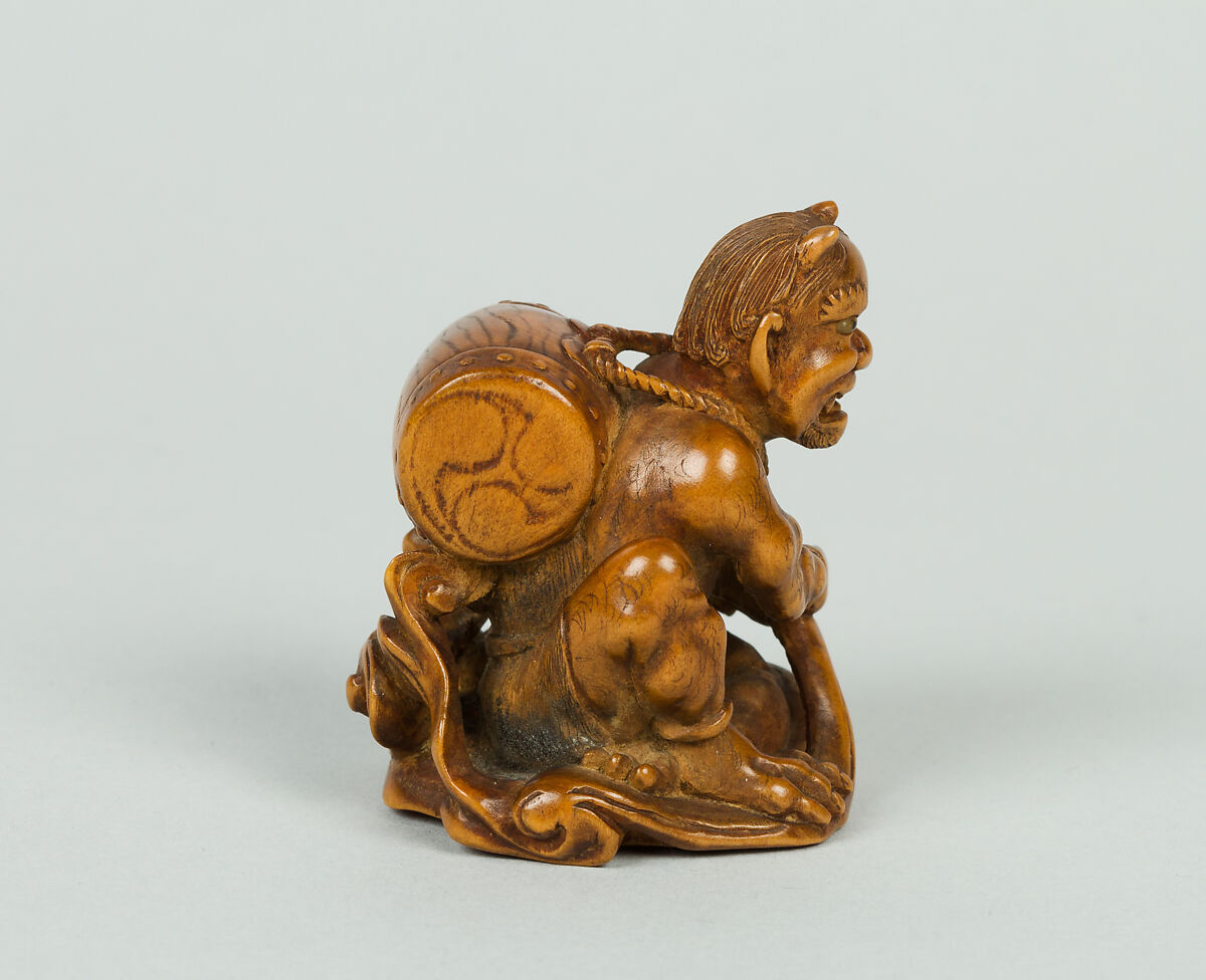 Netsuke of Demon, Wood, Japan