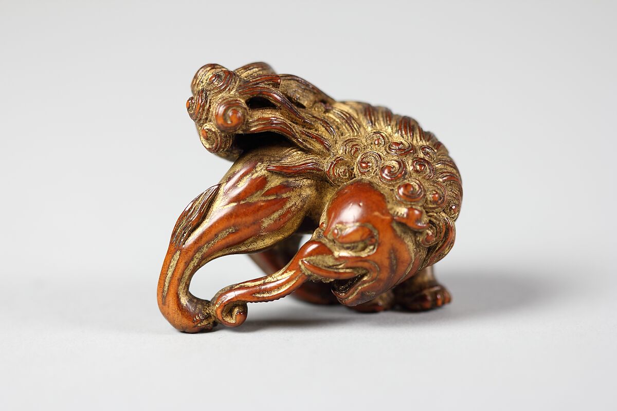 Sadatake | Crouching Baku (Mythical Creature) | Japan | Edo