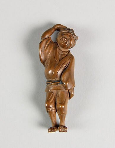 Netsuke of Drunken Man