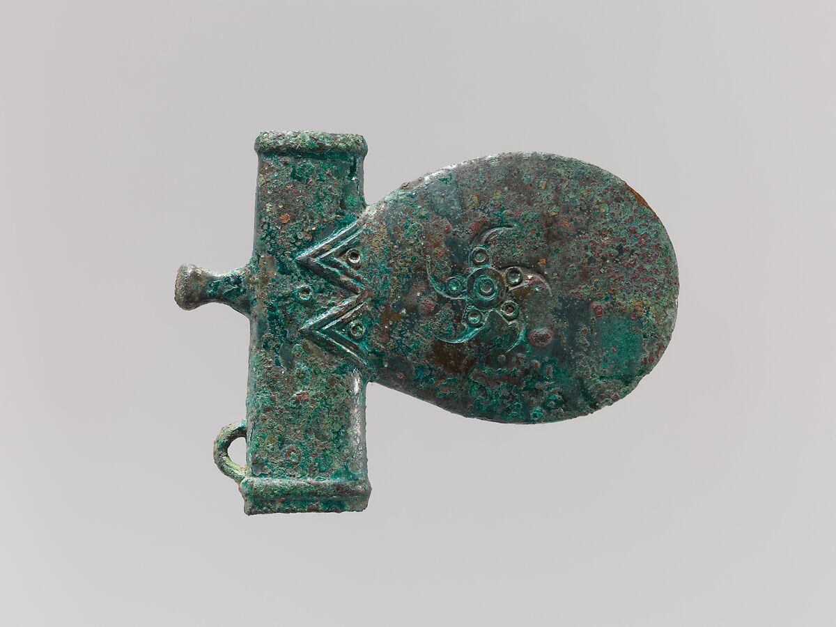 Ax Head with Oval-Shaped Blade, Bronze, Northeast China 