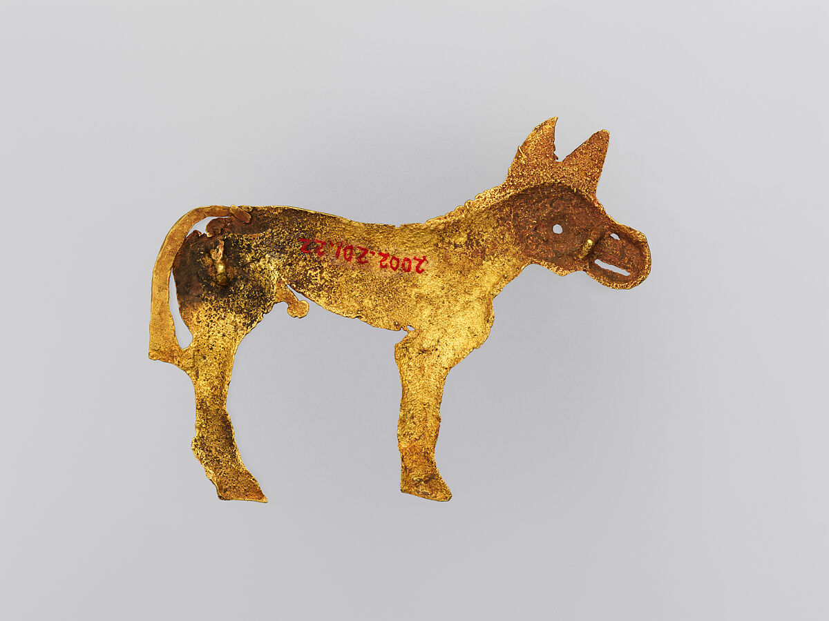 Pectoral in the Shape of a Kulan, Gold, Northeast China