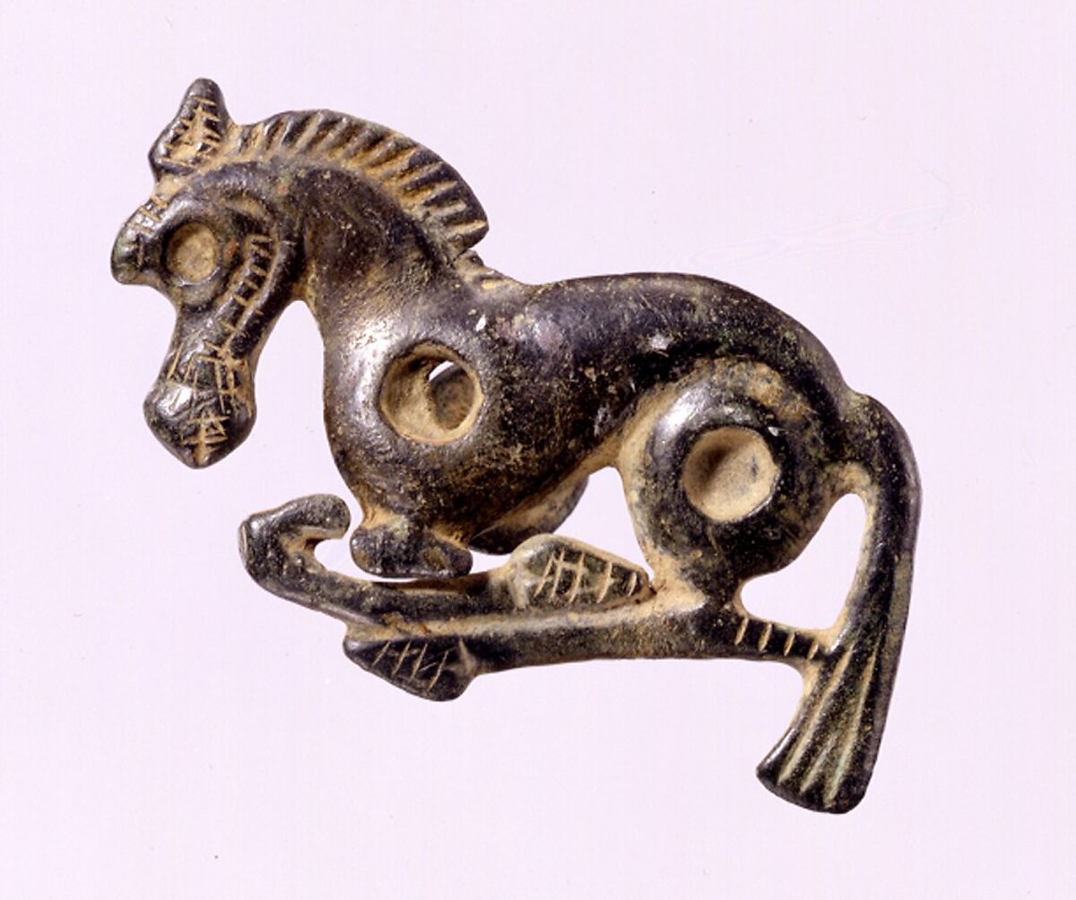 Garment Plaque in the Shape of a Przewalski Horse, Bronze, Kazakhstan 