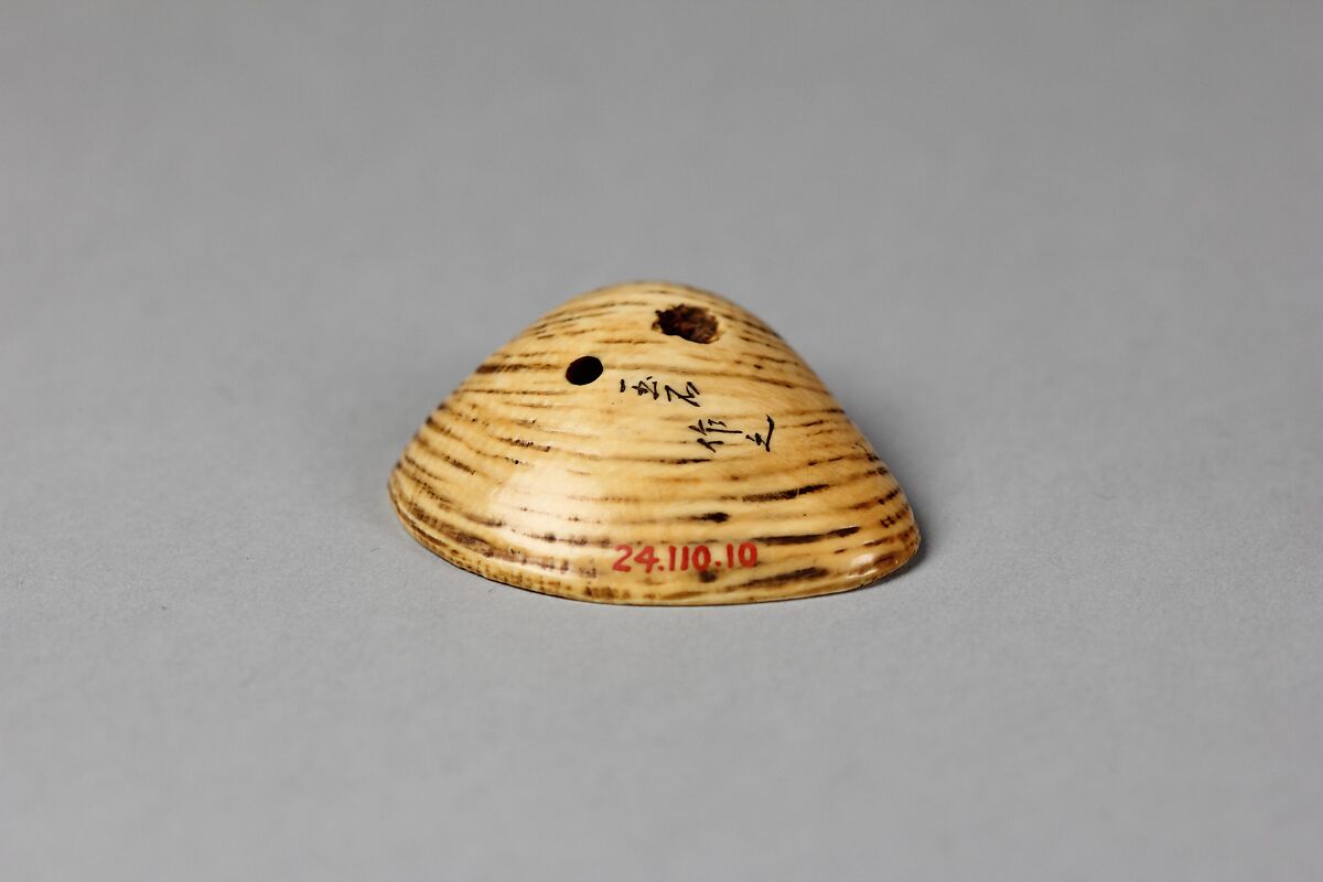 Netsuke of Shell, Ivory, Japan