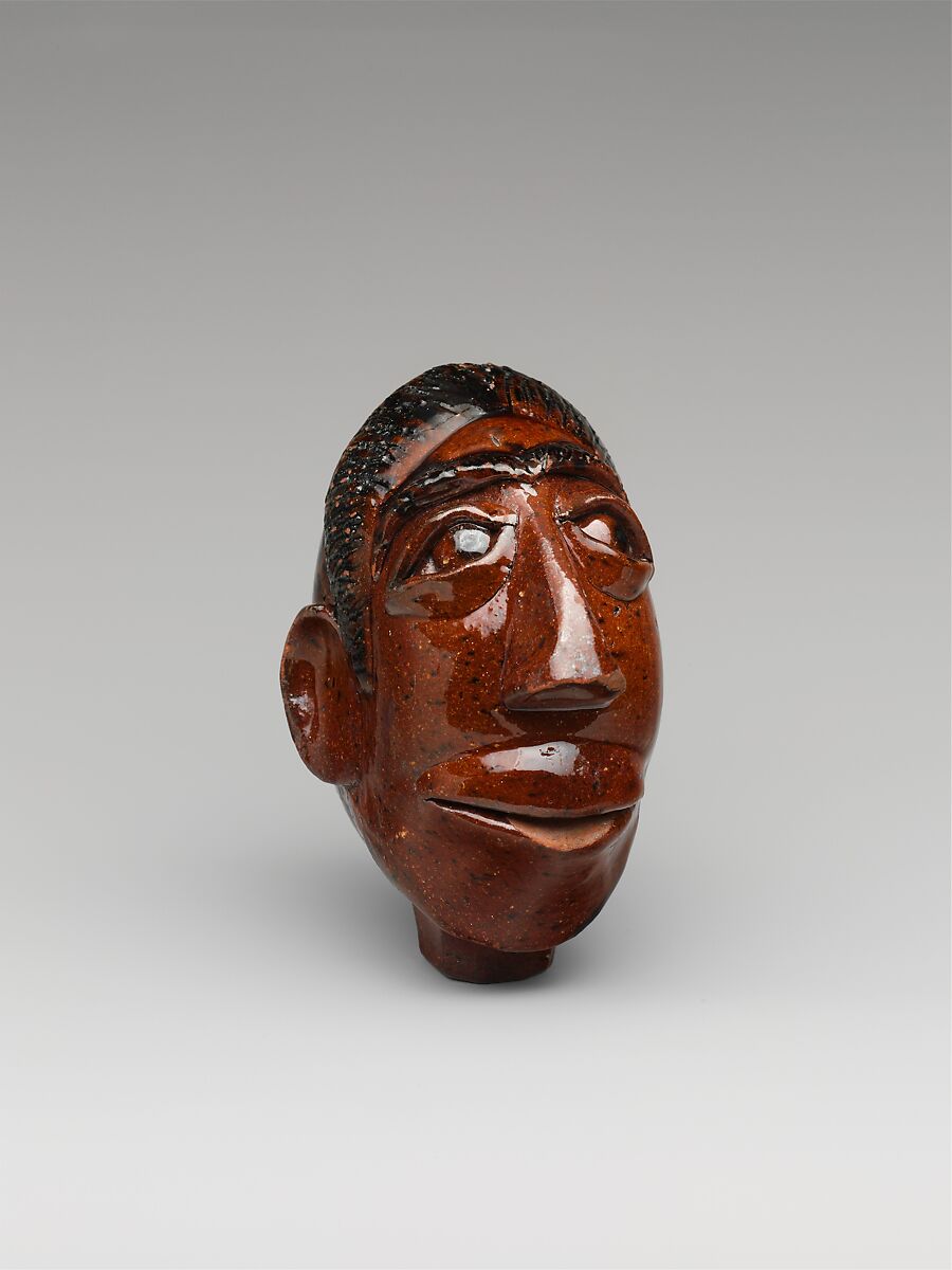 Bottle, Earthenware, American