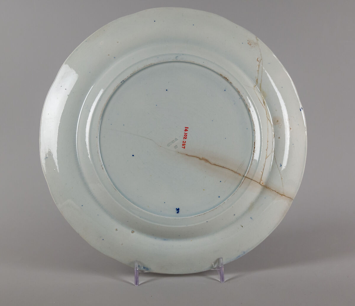 Plate, Enoch Wood &amp; Sons (British, active Burslem, 1818–46), Earthenware, transfer-printed, British (American market)