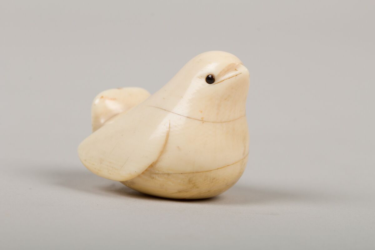 Netsuke of Bird, Ivory, Japan