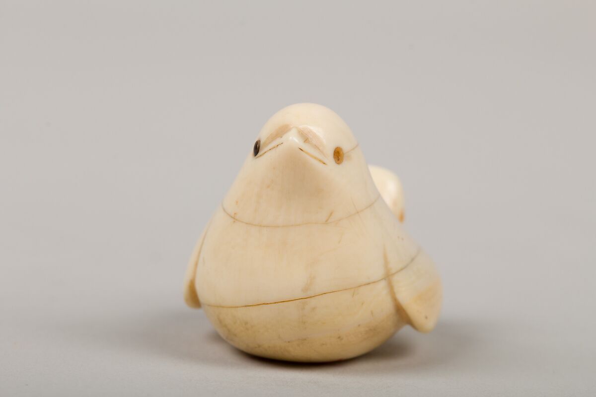Netsuke of Bird, Ivory, Japan