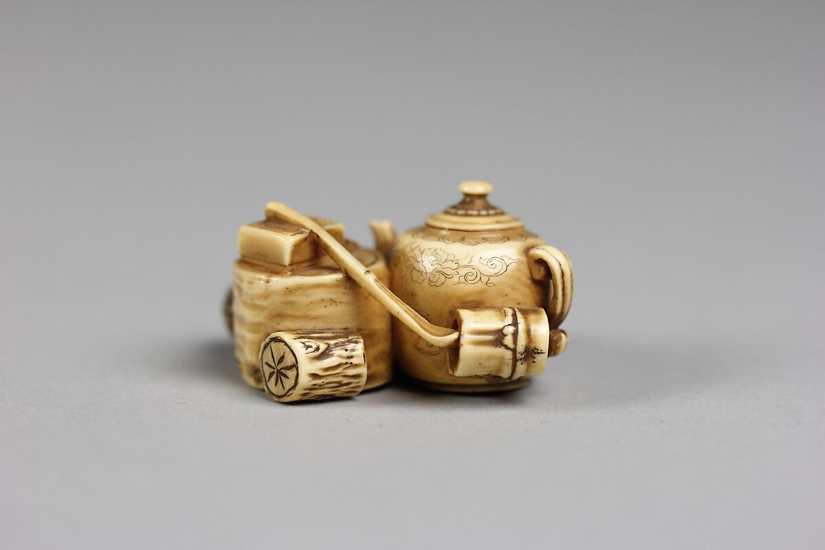 Tea Utensils, Ivory, Japan 