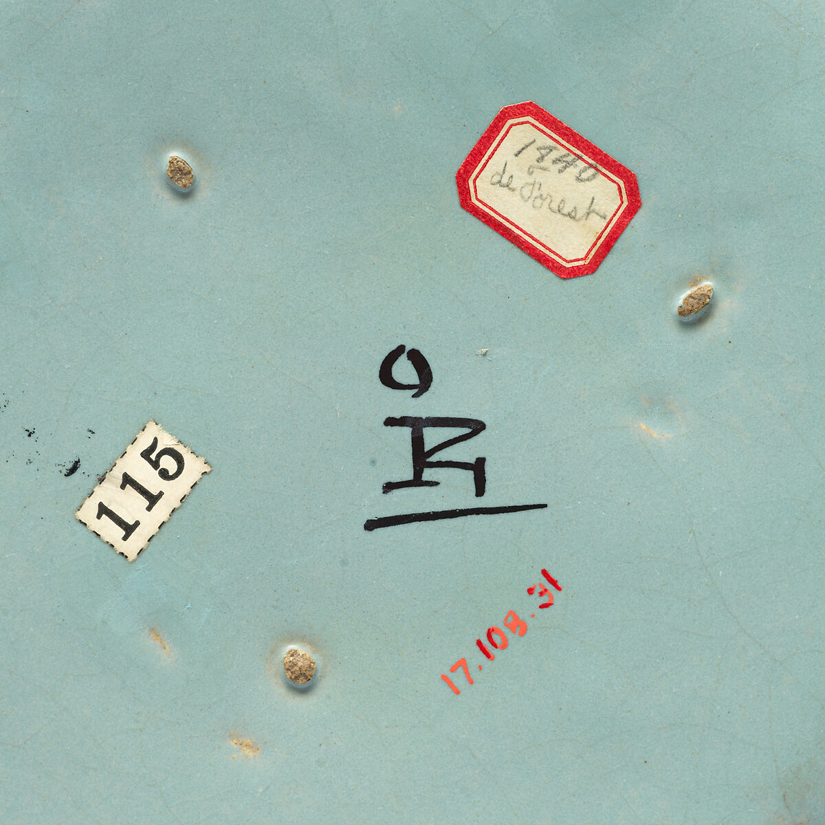 Plate, Tin-glazed earthenware, Mexican