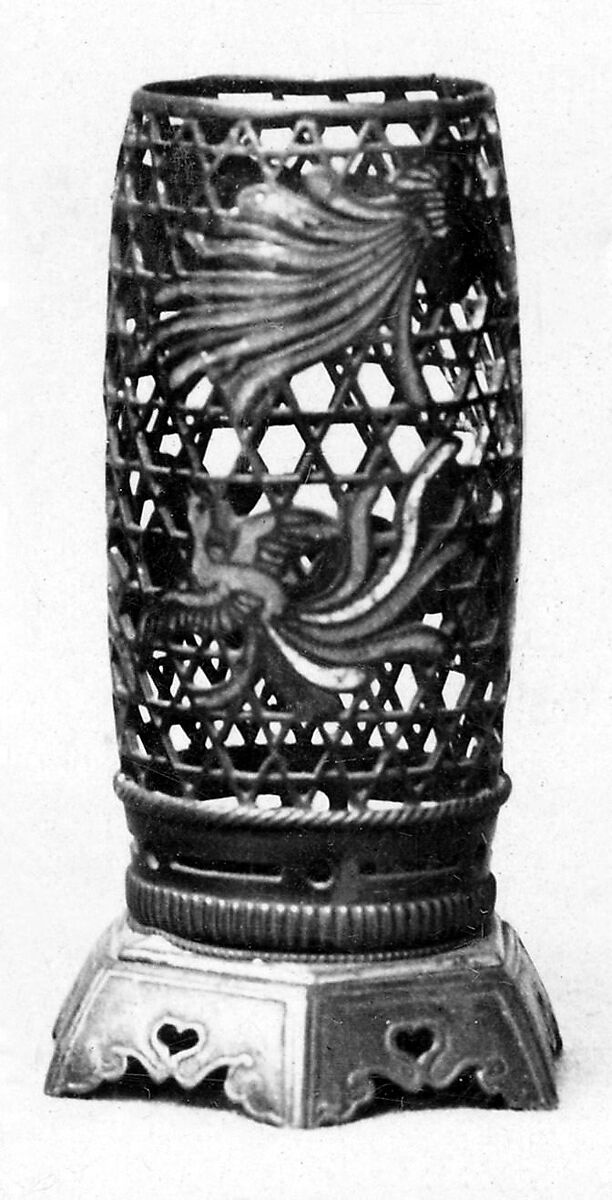 Brush Holder, Bronze, Japan 