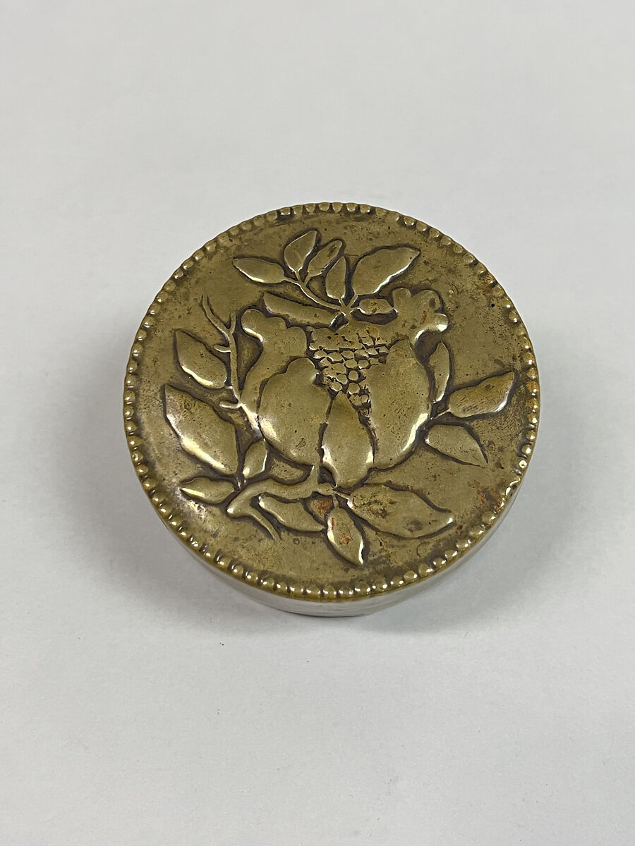 Box with Cover, Brass, Japan