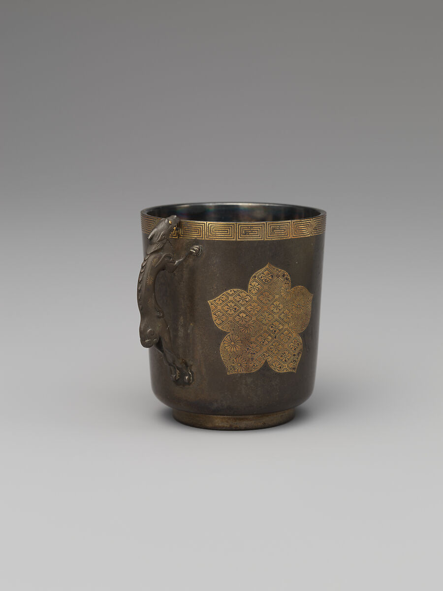 Cup, Silver with gilded details, Japan