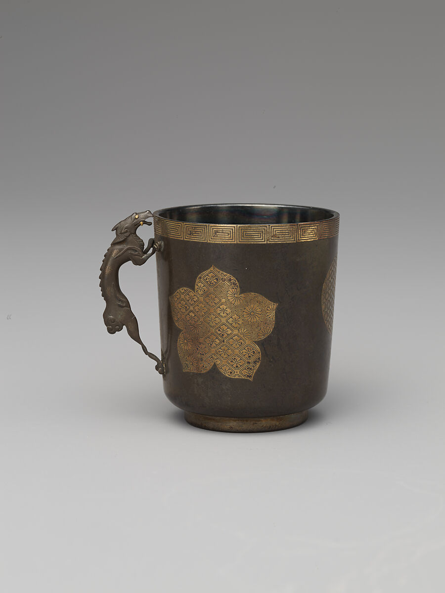 Cup, Silver with gilded details, Japan