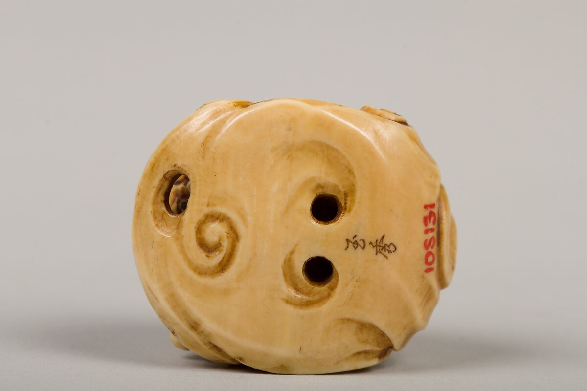 Netsuke of Demon, Ivory, Japan