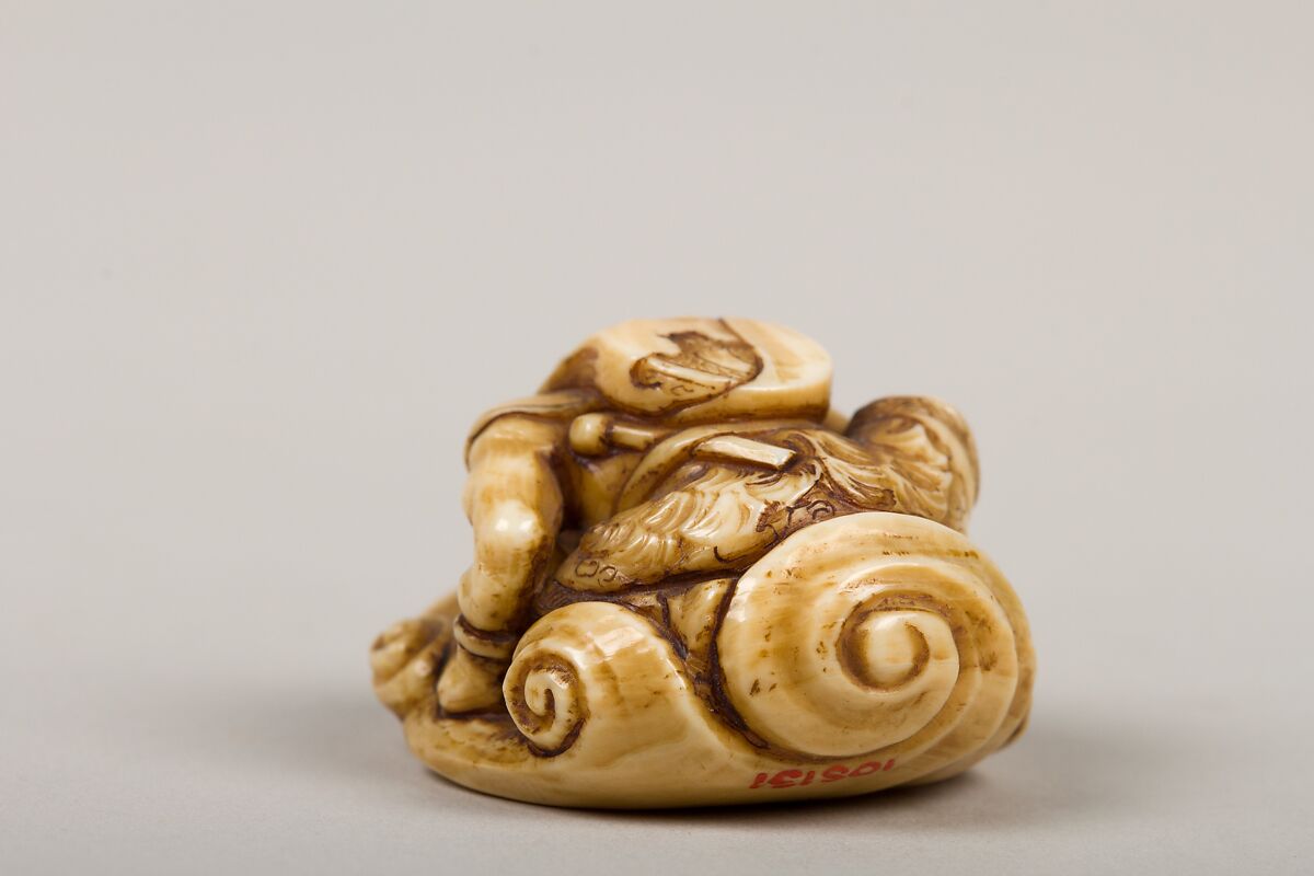 Netsuke of Demon, Ivory, Japan
