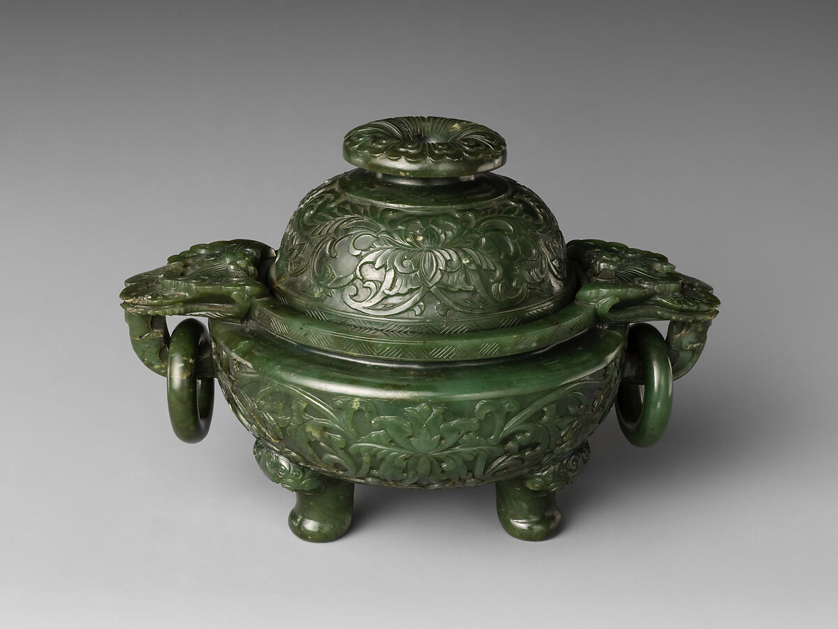 Incense Burner of Archaistic Design, Jade, China