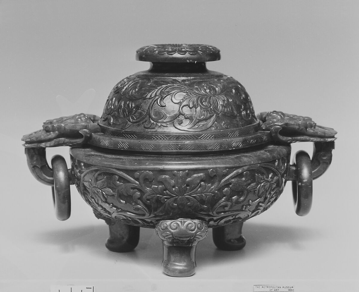 Incense Burner of Archaistic Design, Jade, China 