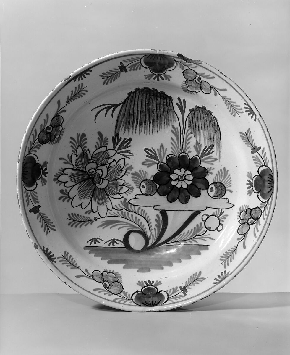 Plate, Earthenware, Dutch 