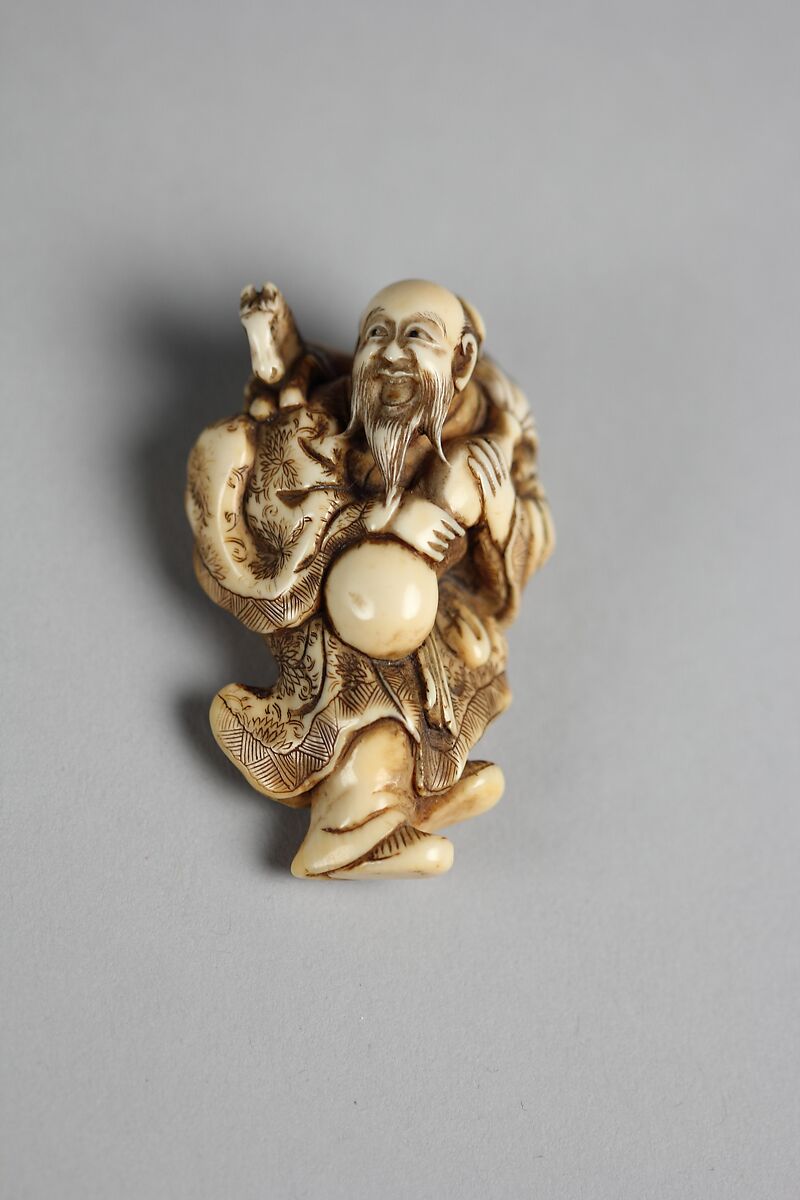 Chōkarō Sennin, Yoshitomo, Ivory, Japan