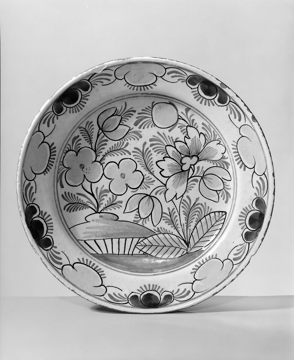 Plate, Earthenware, Dutch 