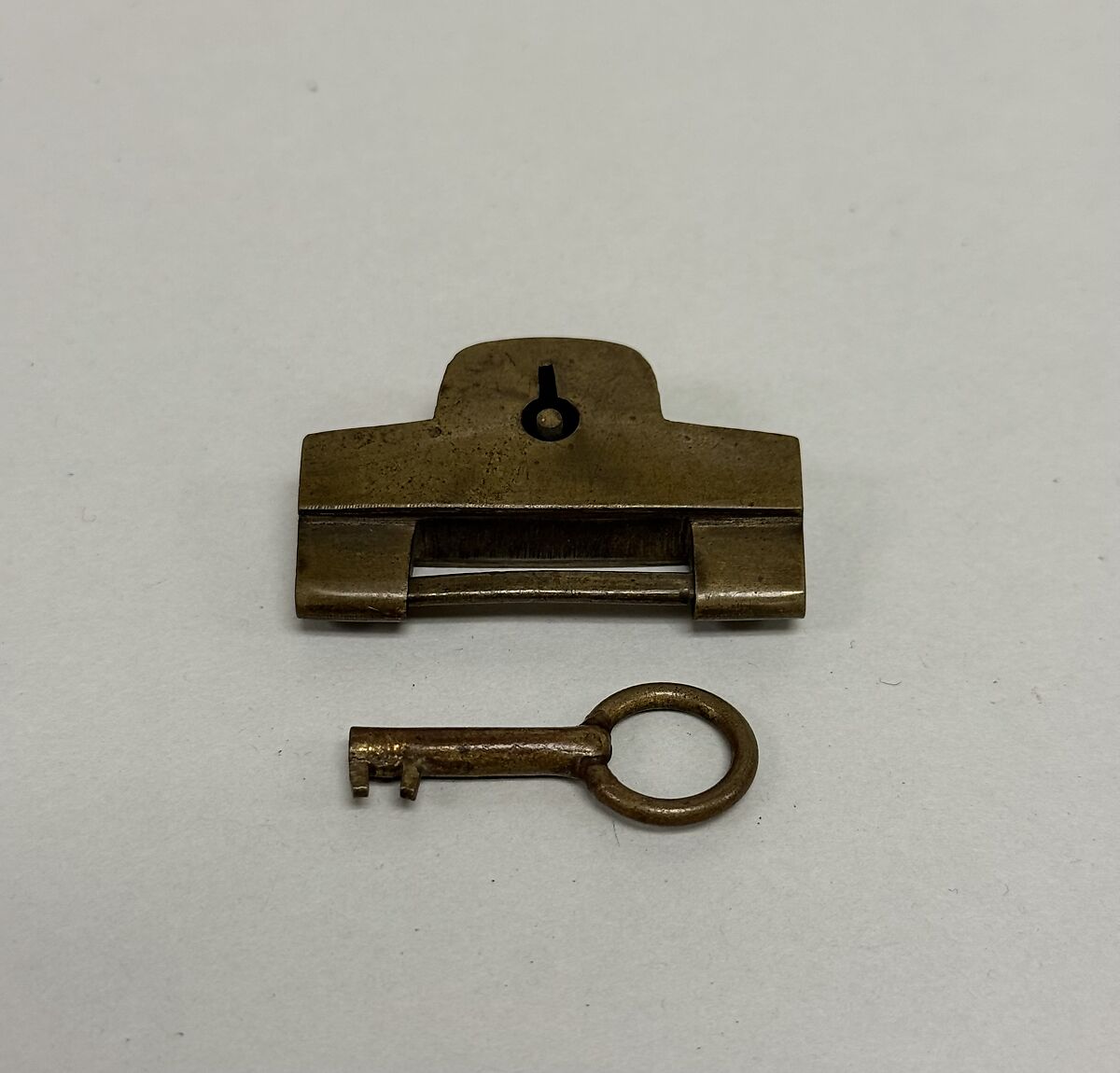 Lock and key, Brass, Japan