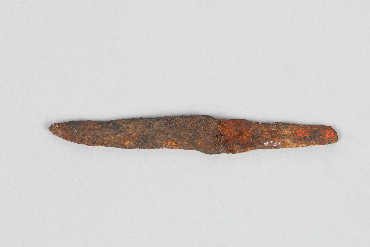 Knife blade and hilt, Bronze, Japan