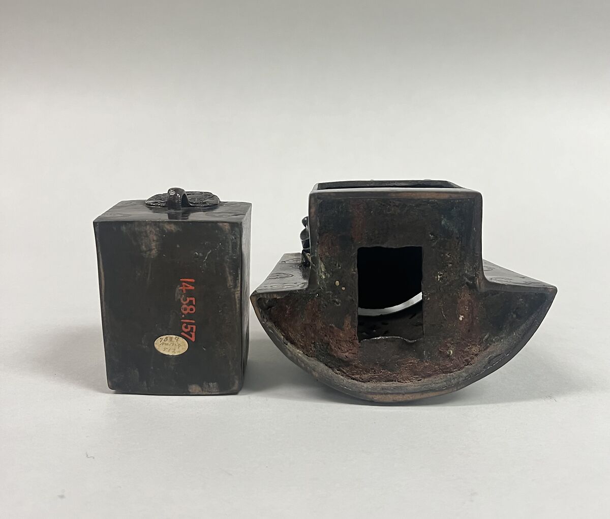 Incense box, Bronze, Japan