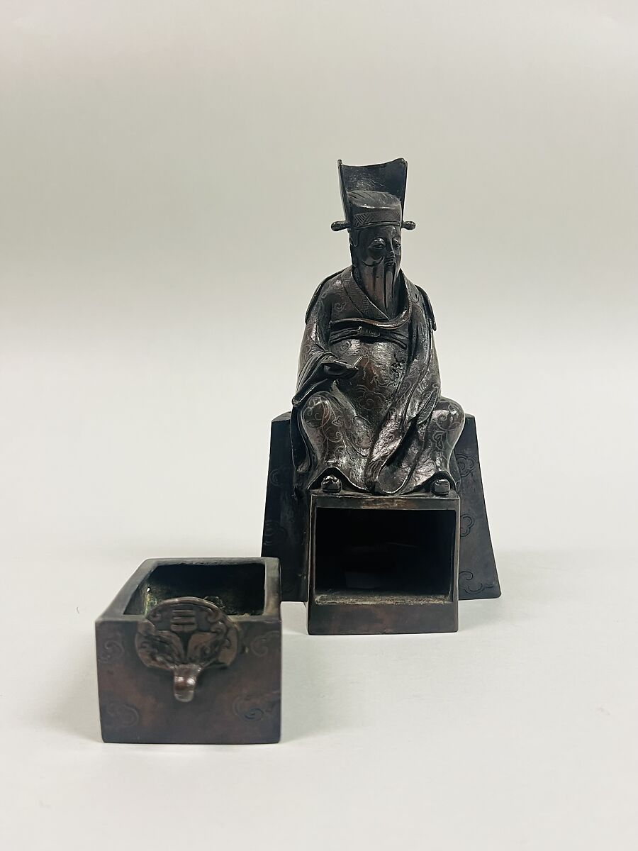 Incense box, Bronze, Japan