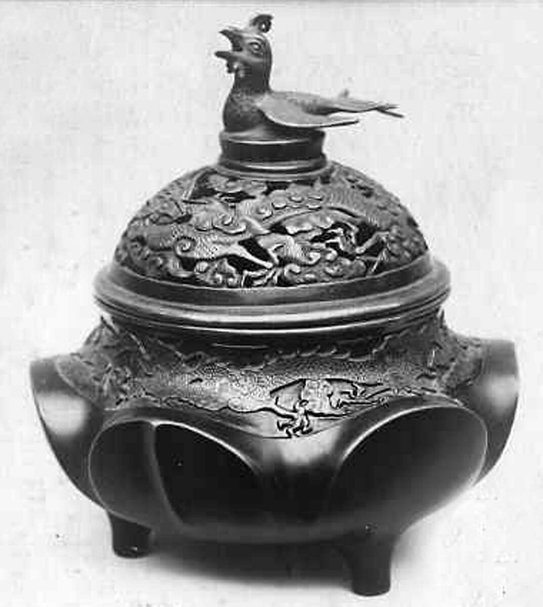 Incense bowl, Bronze, Japan 