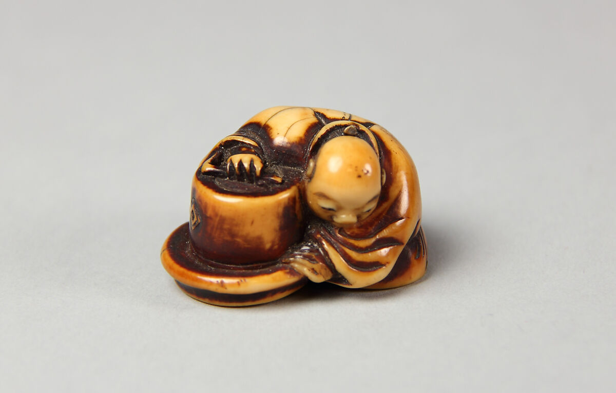 Netsuke of Merchant, Ivory, Japan 