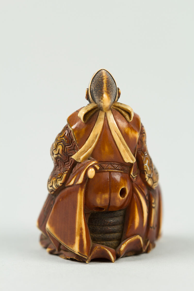 Netsuke, Ivory stained brown, Japan