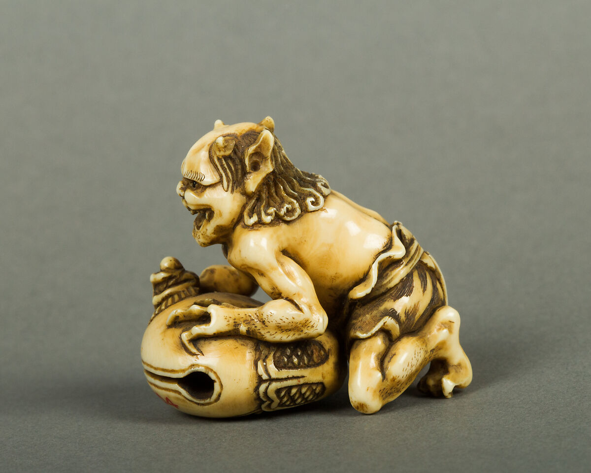 Netsuke of Demon, Ivory, Japan