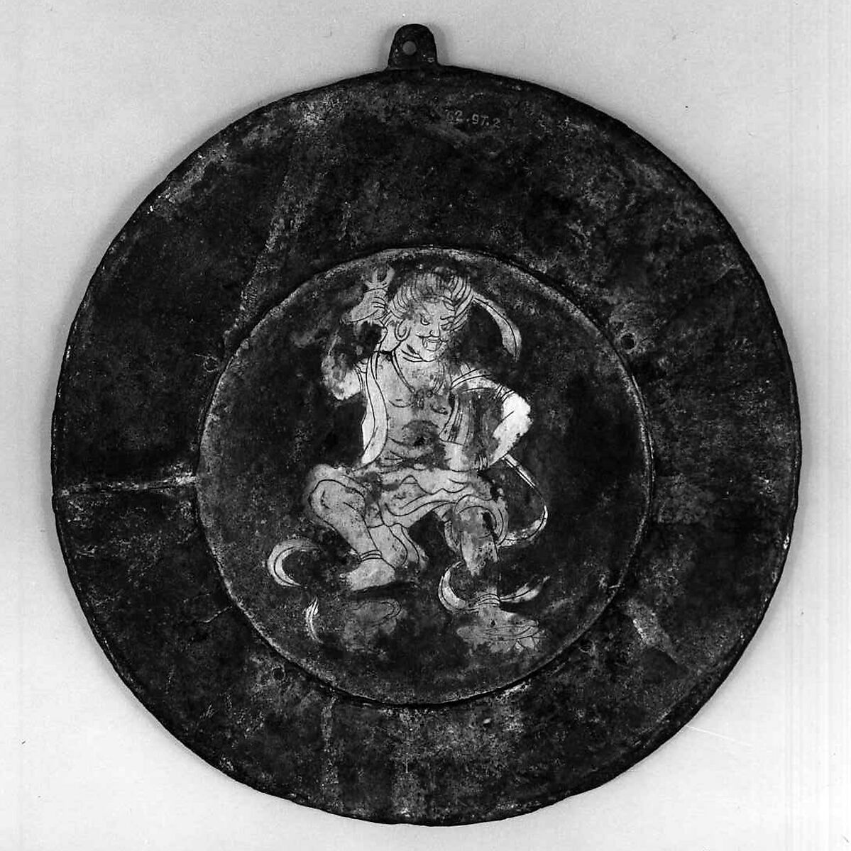 Disk, Bronze, silver-gilt, Japan