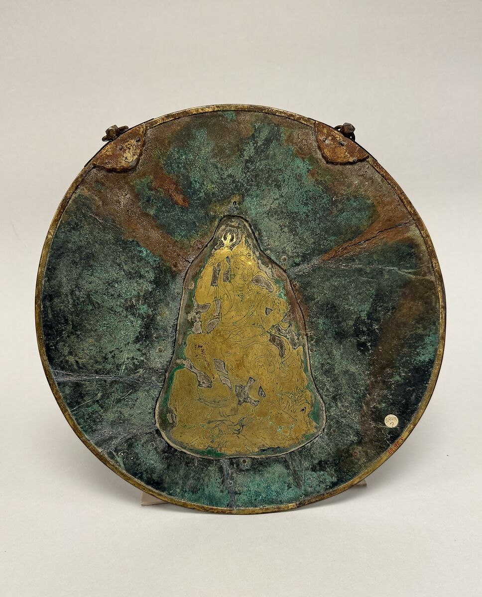 Disk, Gilt bronze, silver gilt, Japan