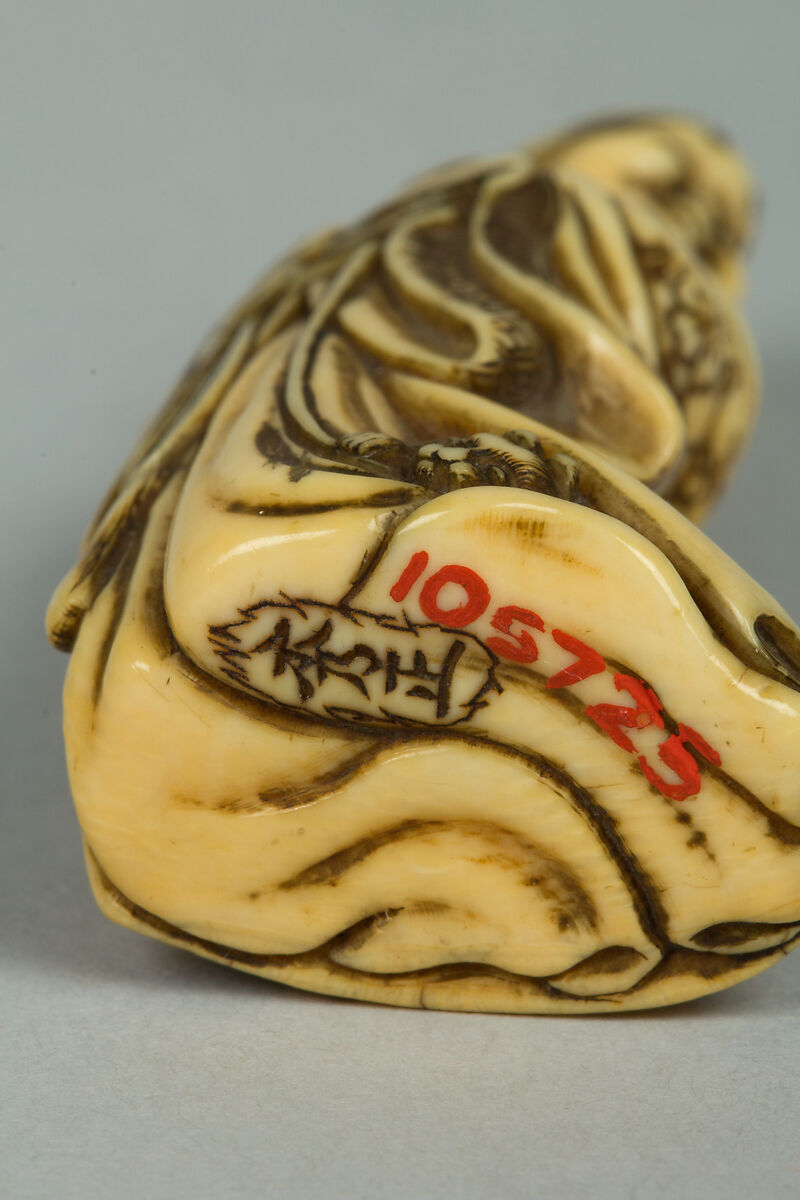Netsuke of a Woman, Ivory, Japan