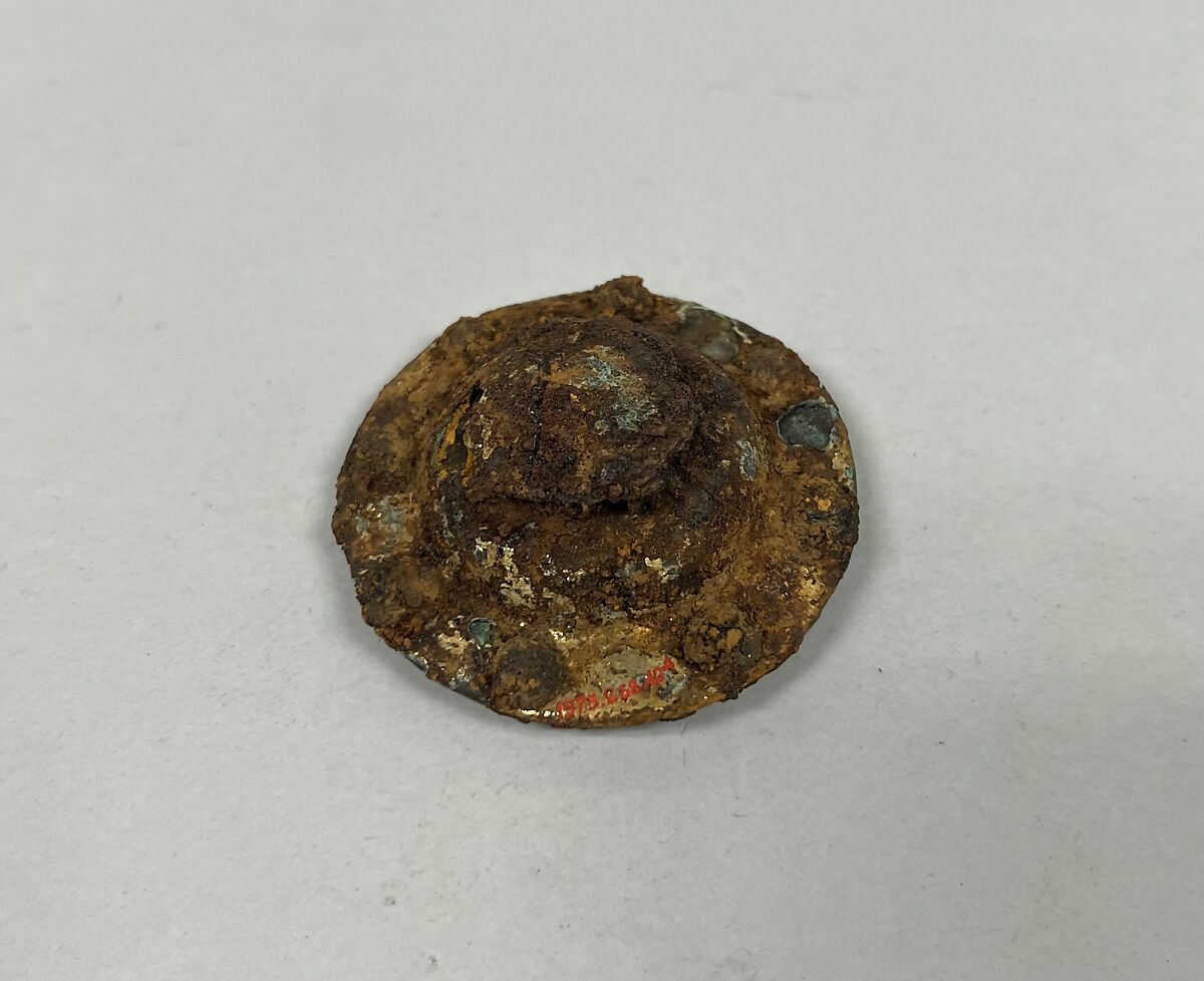 Plaque from Buckle, Bronze, gilt, Japan