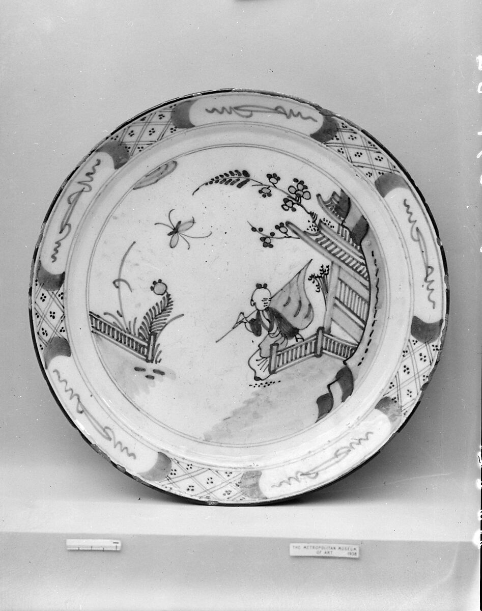 Plate, Stoneware, British (American market)