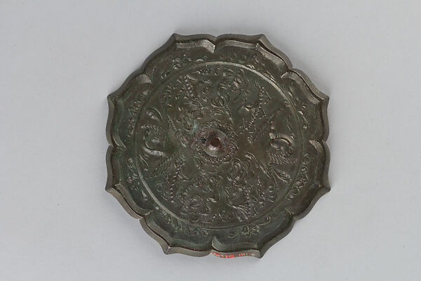 Mirror with Decoration of Phoenix and Flowers