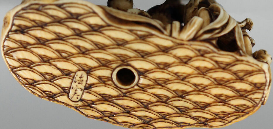 Netsuke of Group of Figures, Ivory, Japan