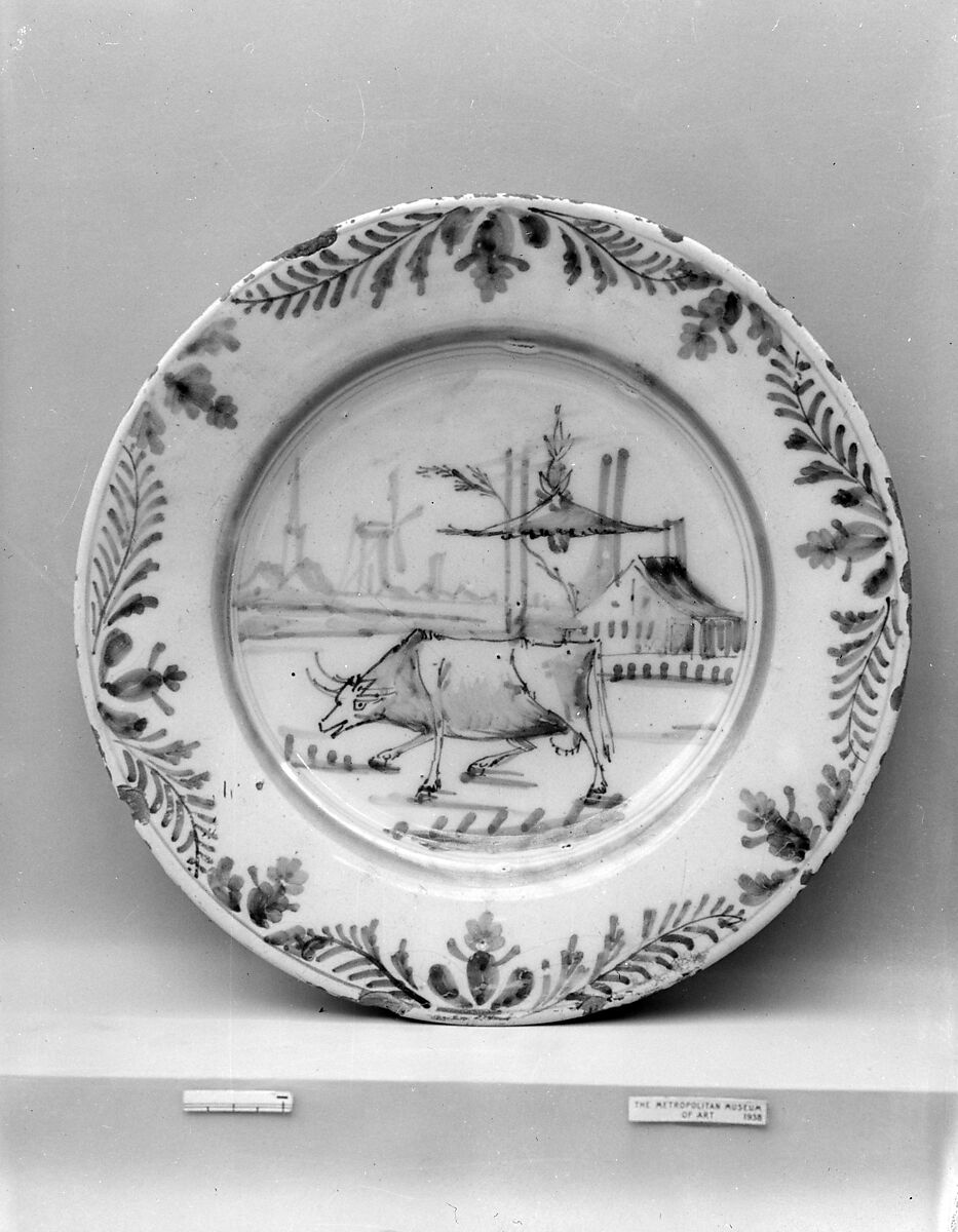 Plate, Earthenware, Dutch 