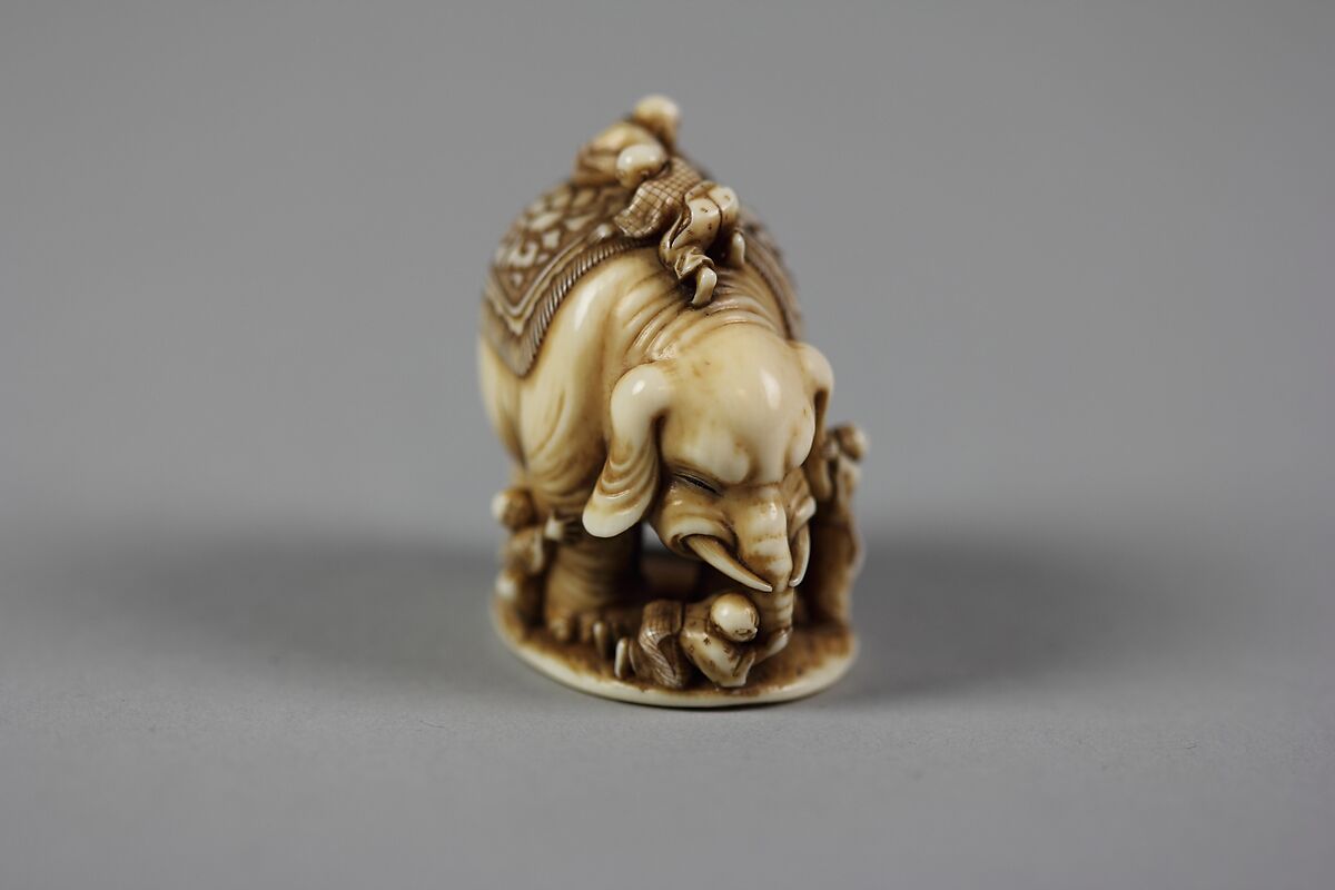 Blind Men and the Elephant, Ivory, Japan