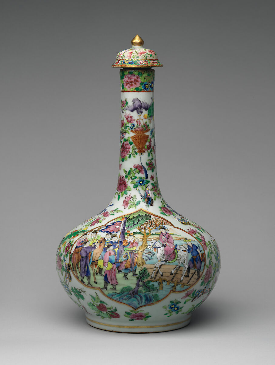 Bottle, Porcelain, Chinese 