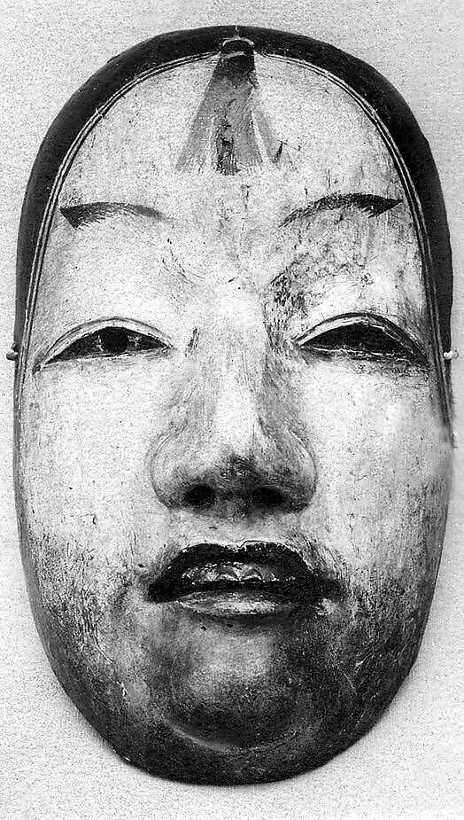 Noh mask, Lacquered wood, Japan
